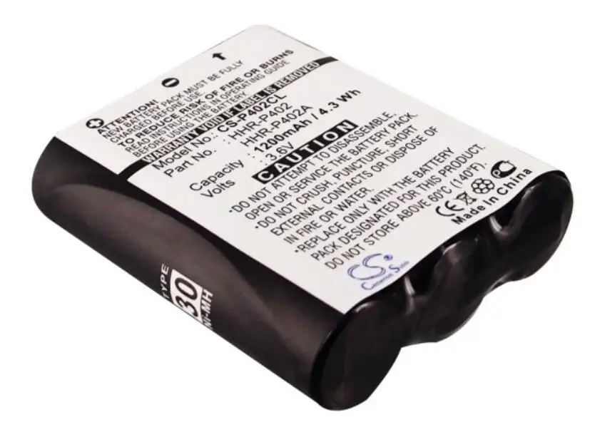 

cameron sino 1200mah battery for GE TL-26400 for PANASONIC HHR-P402 KX-FPG371 KX-FPG372 KX-FPG376 KX-FPG377 KX-FPG381