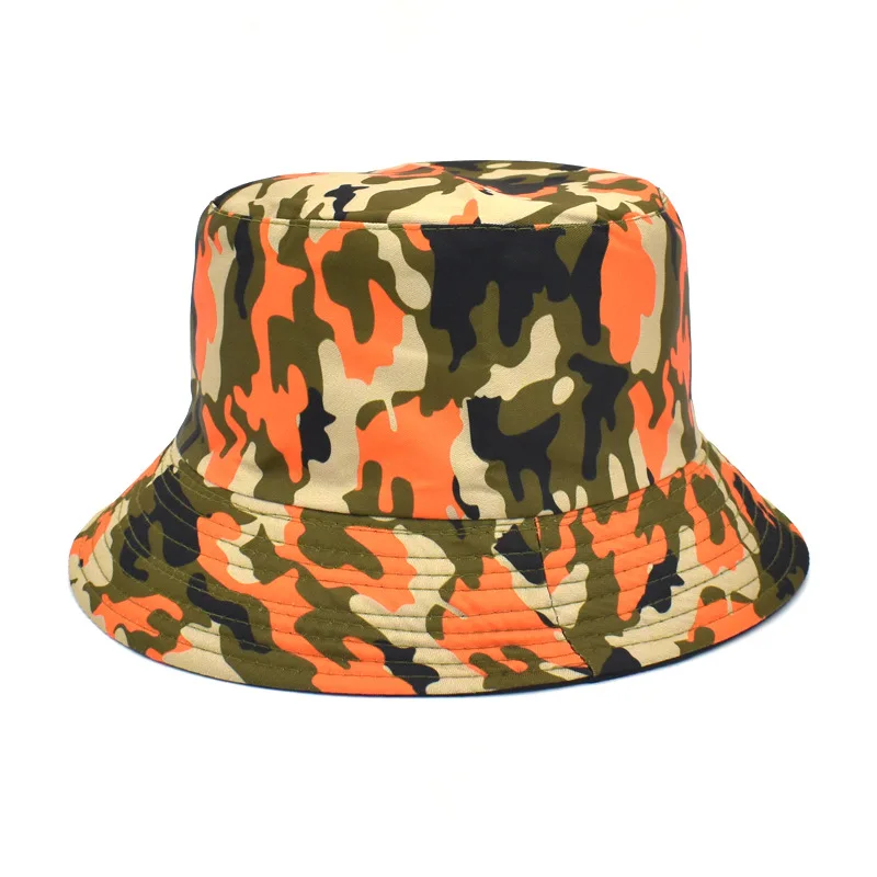 

2021 New Fashion Camouflage Fisherman Cap Panama Bucket Hat Women Cap Men Gorro Muts Chapeau Femme Cappello Donna Casquette