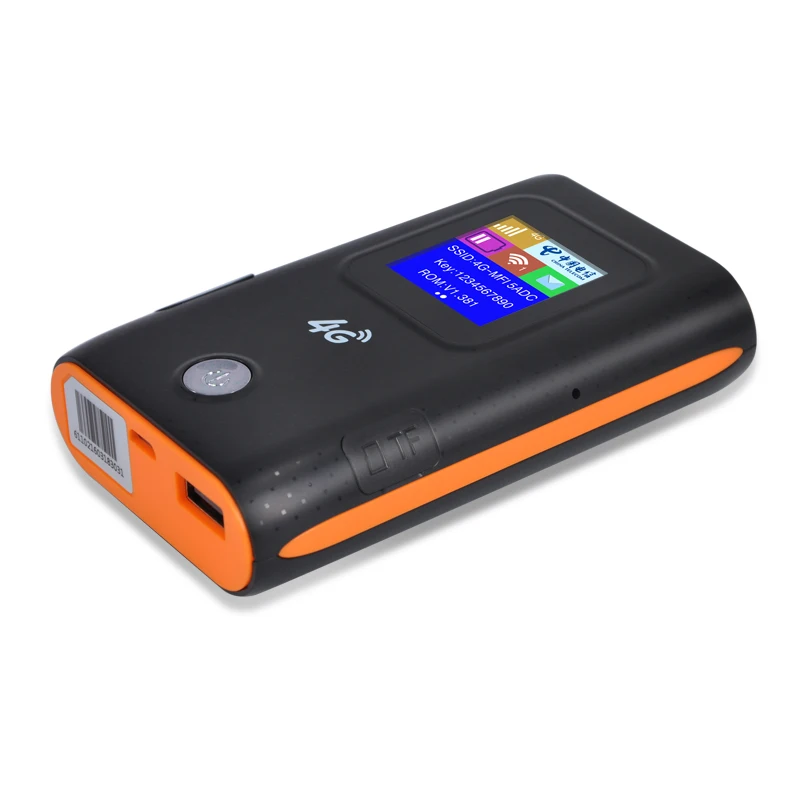 Mifi разблокированная Мобильная точка доступа со слотом для Sim карты карманный модем Wi Fi 3G/4G роутер 6000 мАч