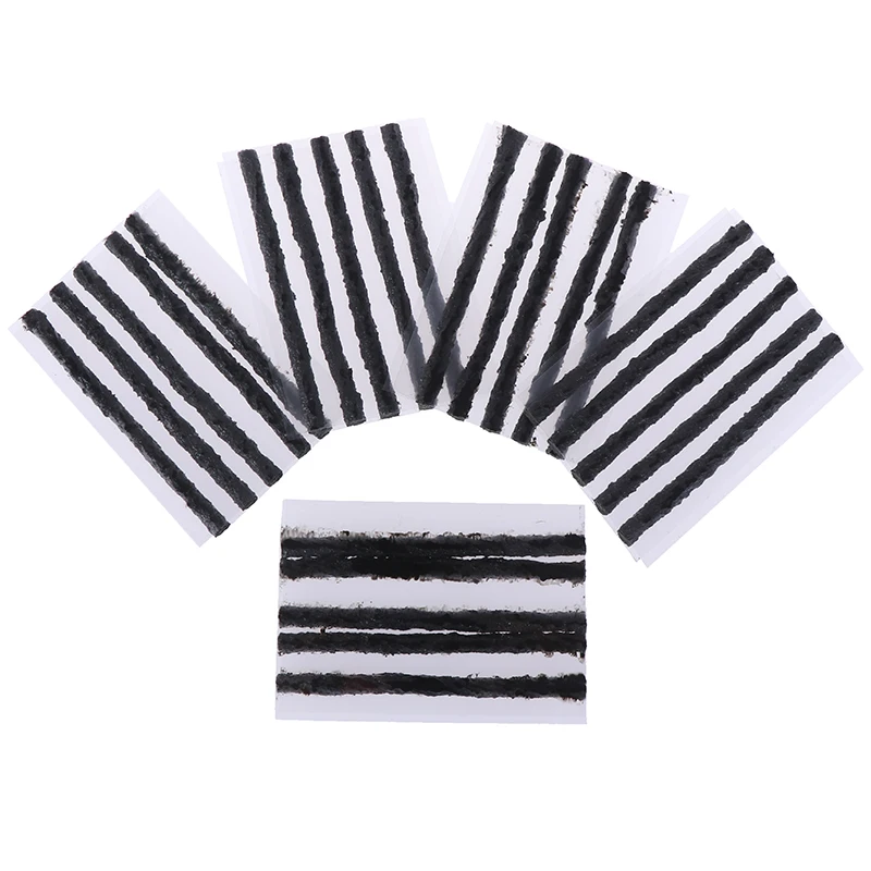 

5/10/25PcsKit Car Tubeless Tire Tyre Puncture Repair Strip Auto Motorcycle Tubeless Tire Tyre Puncture Plug Seal Repair Tool