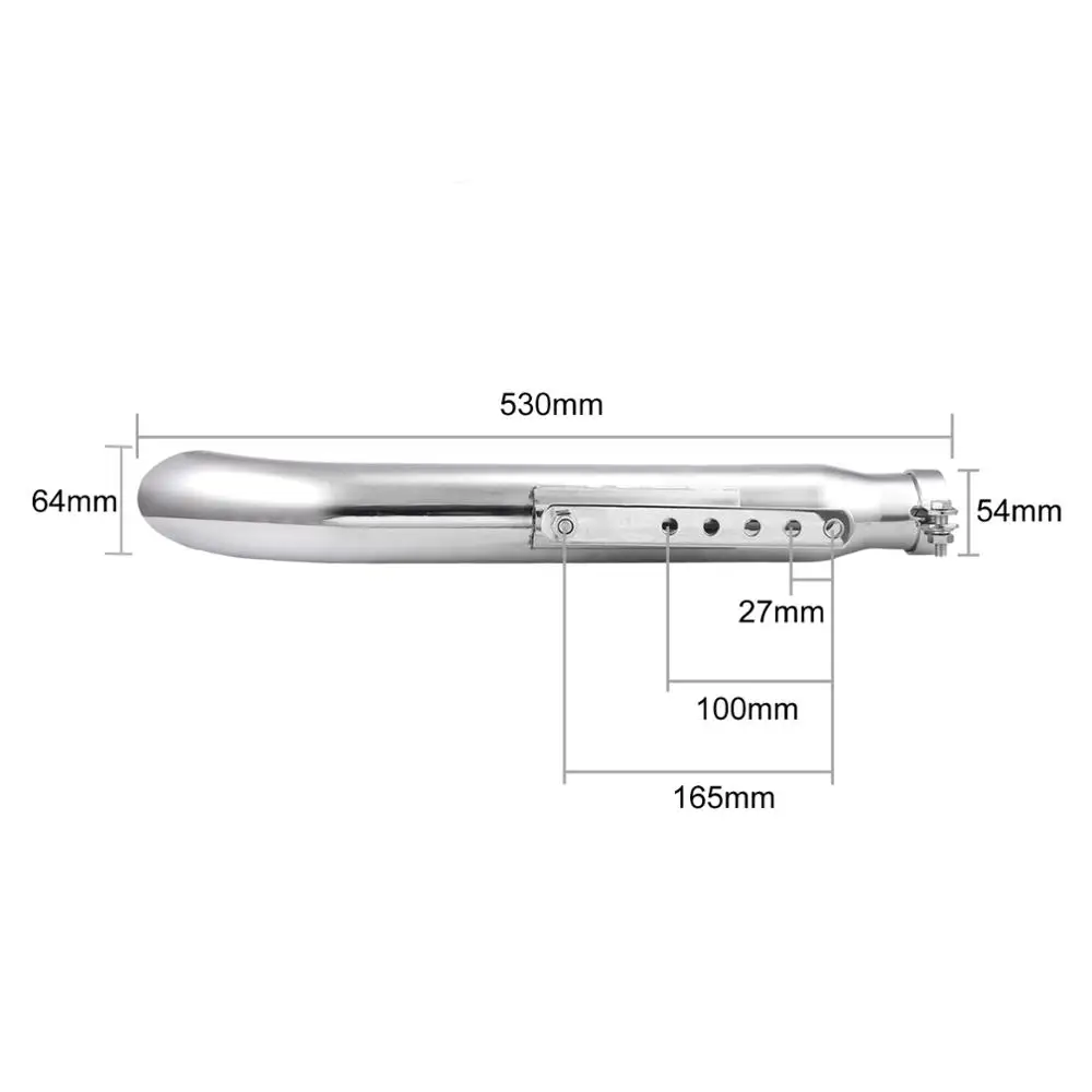Jutech 20 &quotвыхлопная труба с установкой аксессуары набор мотоцикл глушитель для
