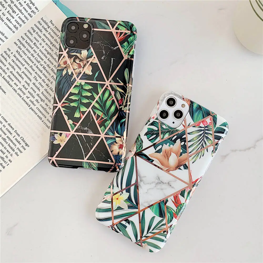 Силиконовый чехол для телефона с винтажным цветочным покрытием s для iphone 11 Pro XS Max XR 7X6 6S 8 Plus, чехол, мягкий чехол из ТПУ