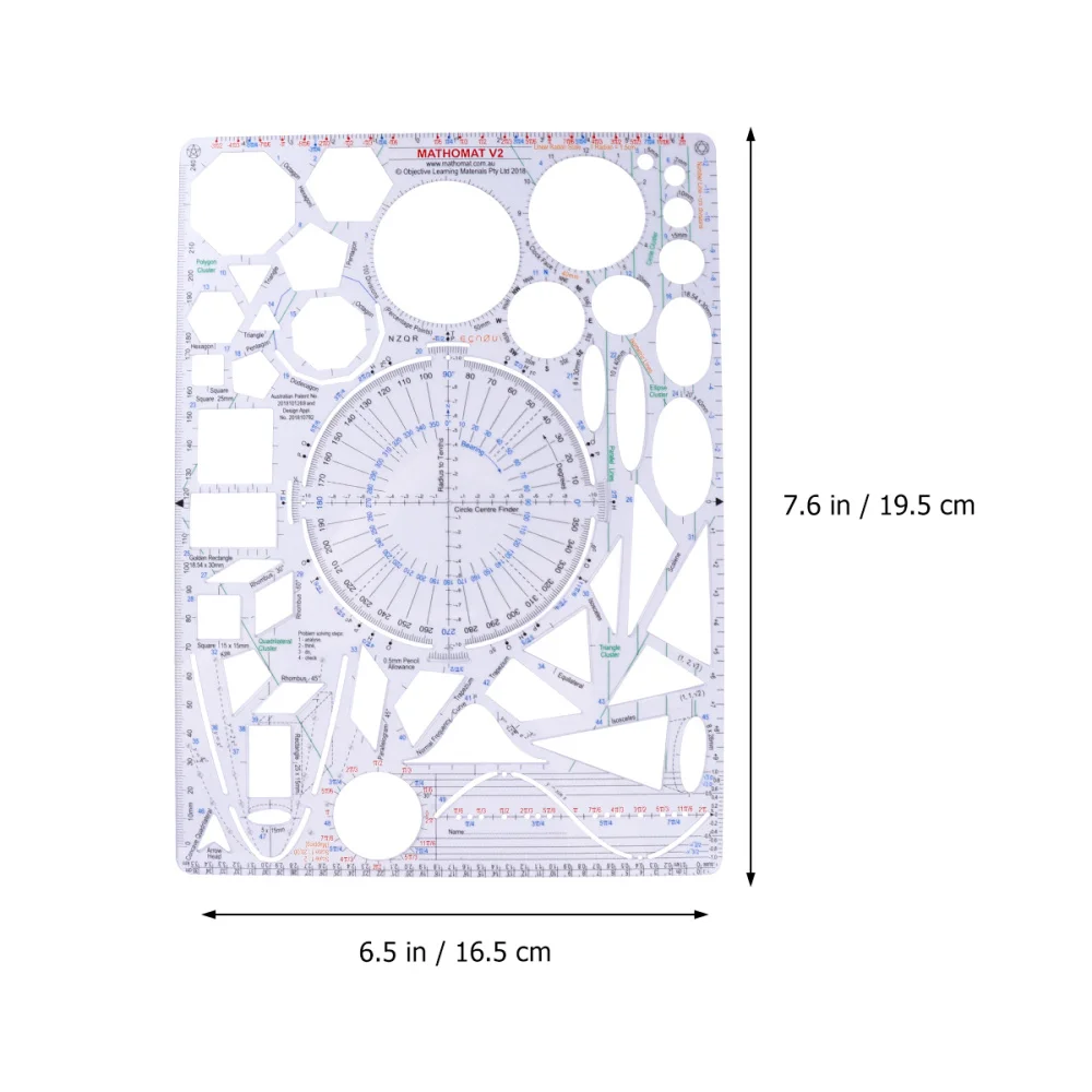 

1pc Hand-copied Ruler Hollow-out Ruler Tool Curve Ruler