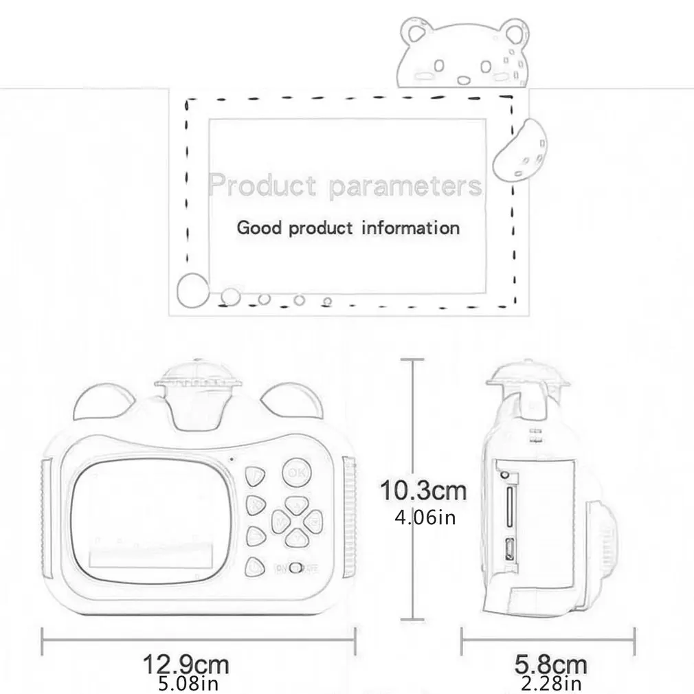 Children's Camera Can Take Pictures And Print Students' Small Slr Mini Birthday Gifts Kids |