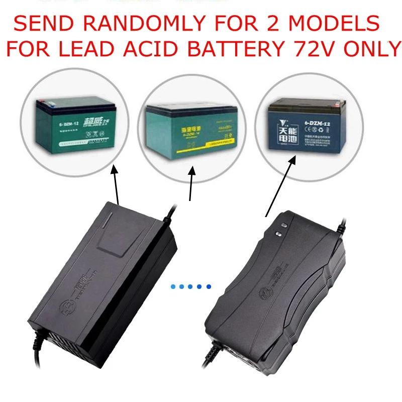 72v 20ah smart charger rechargeable lead acid battery power charging adapter for electric vehicle bike scooter dc 89v 3a eu us free global shipping