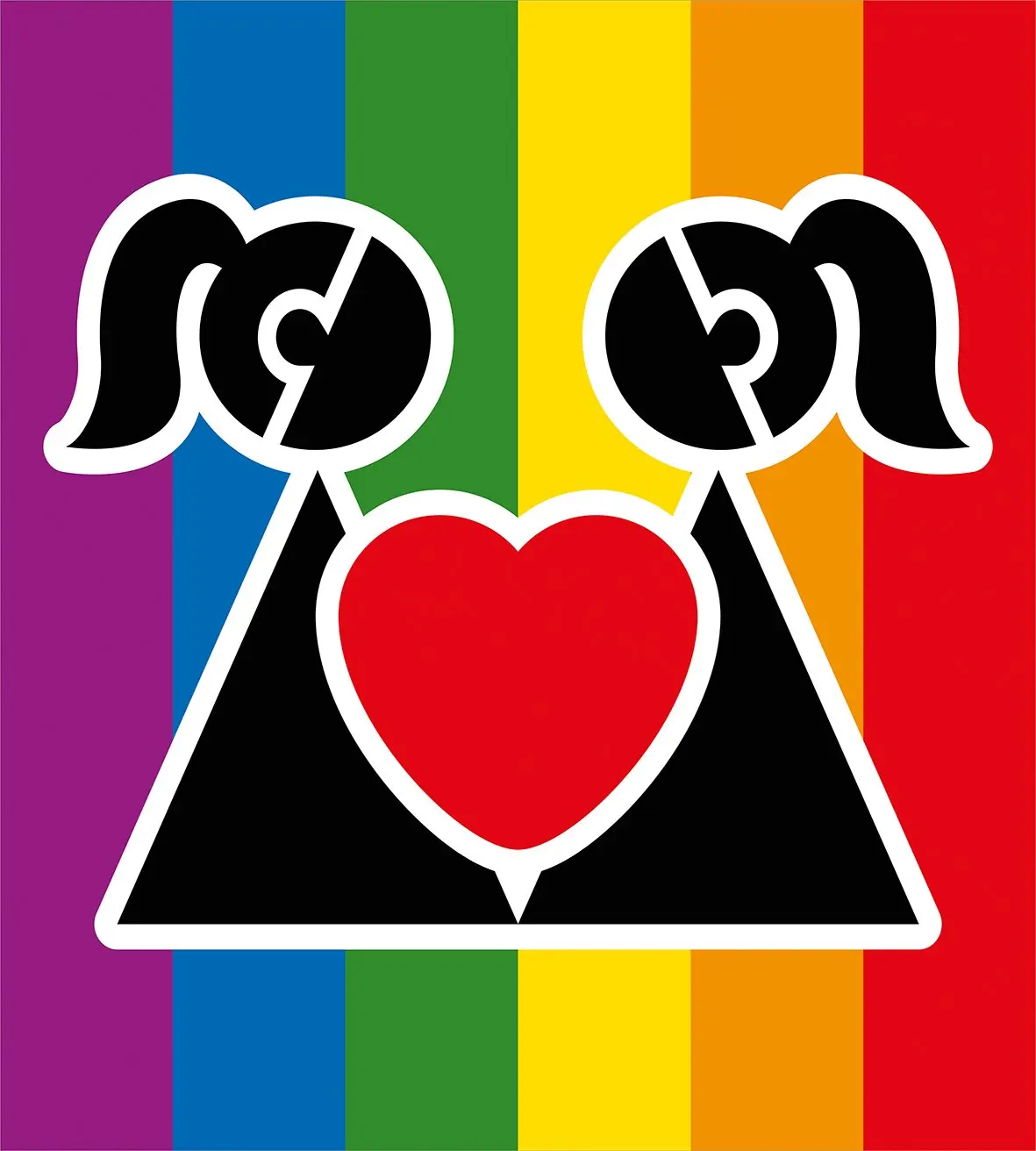 На День святого Валентина пододеяльник комплект с надписью Love Wins гей пара держит