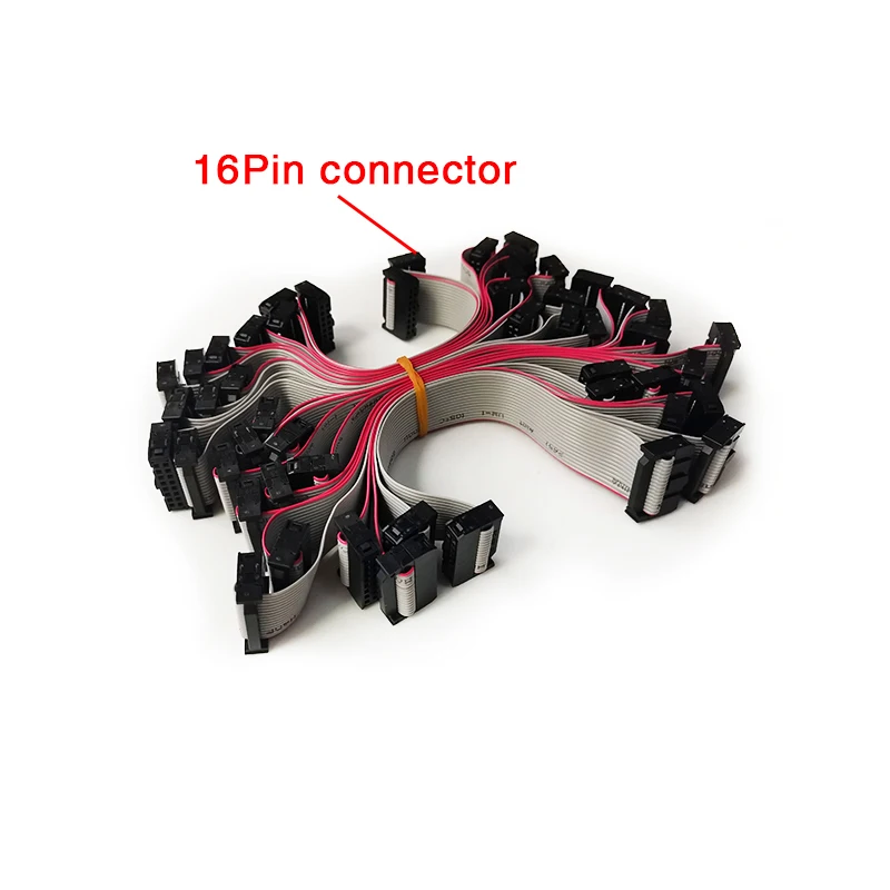 Плоский кабель для передачи данных 1000 шт./лот 16-контактный разъем для светодиодной панели от AliExpress WW