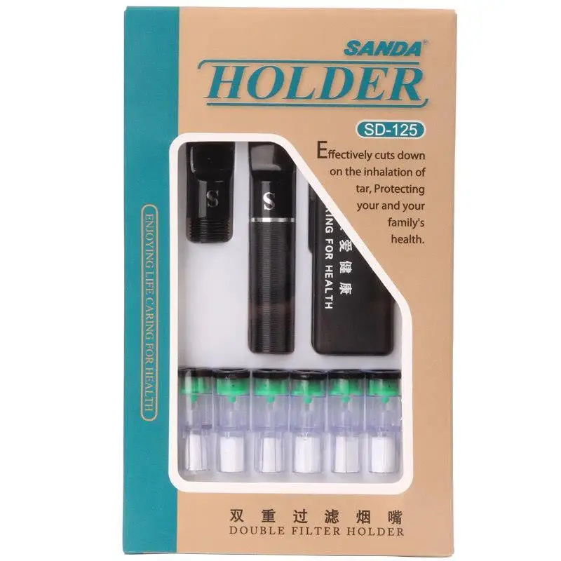 

Sanda Sd-125 Filter Cigarette Holder Filter Disposable Disposable Circulating Filter Cigarette Holder Three Colors Random