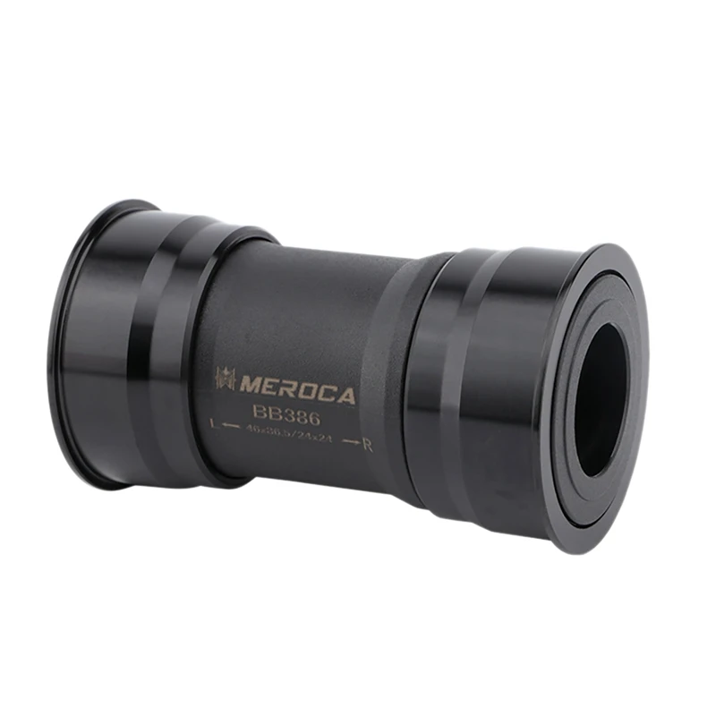 

MEROCA Bike Bottom Bracket BB386 Road Bike Press-In Bottom Bracket Crankset Center Adapter