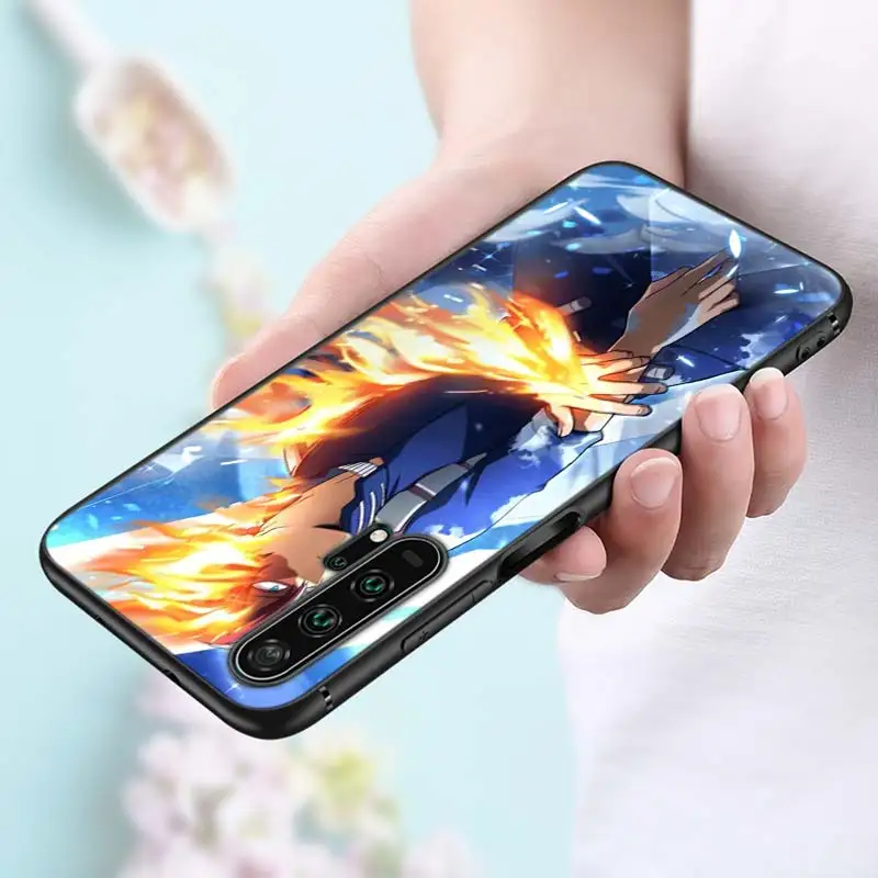 Черный силиконовый чехол My Hero Academy аниме для huawei Honor 10i 9X8X20 10 9 Lite 8 8A 7A 7C Pro Lite чехол для телефона