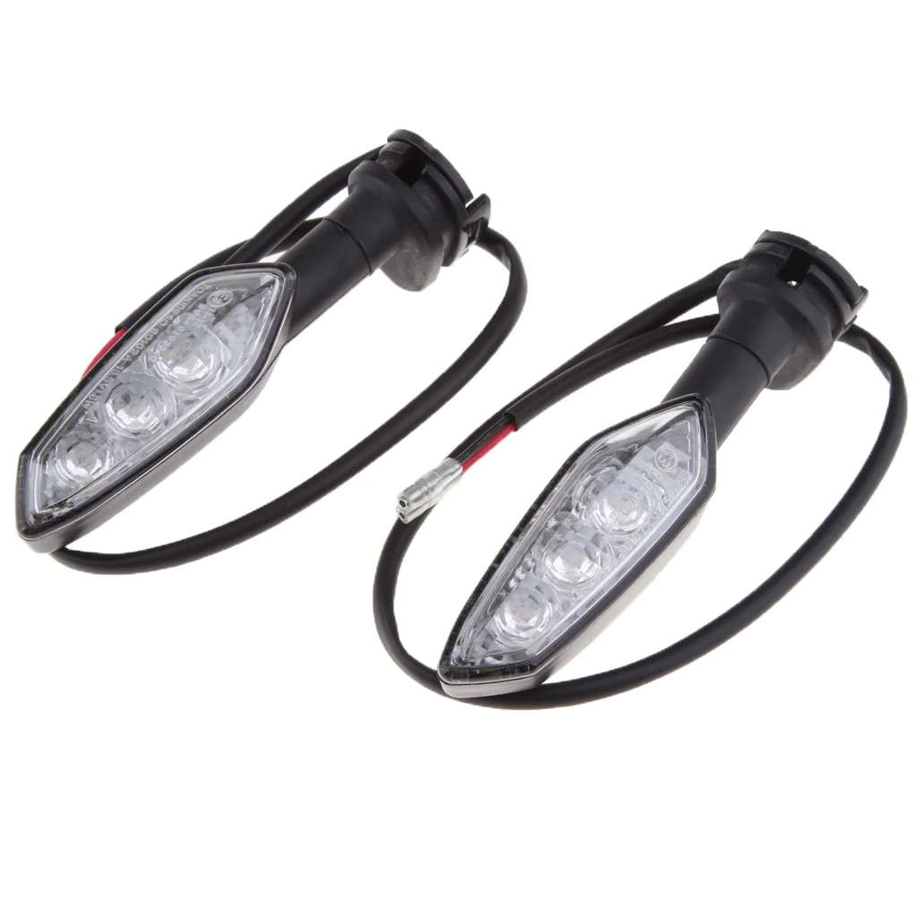 1 пара 12В LED Янтарный указатель поворота Индикатор мигалки для YAMAHA MT 01 25 03