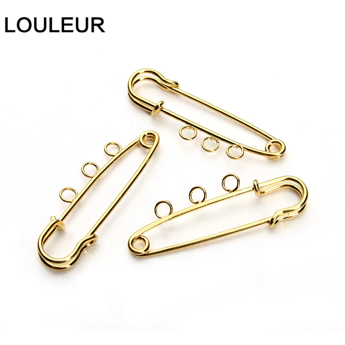 LOULEUR 10 шт./лот 21x90 мм большие длинные свадебные безопасные булавки для броши иглы для женщин DIY брошь булавки ювелирных изделий