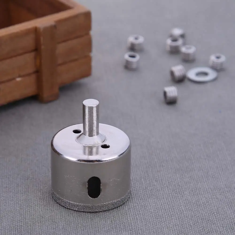

1pc Diamond Coat Hole Core Saw Drill Bit For Glass Marble Ceramic Tile Granite Wood Cutter 40/42/45/50mm Standard Electric Drill