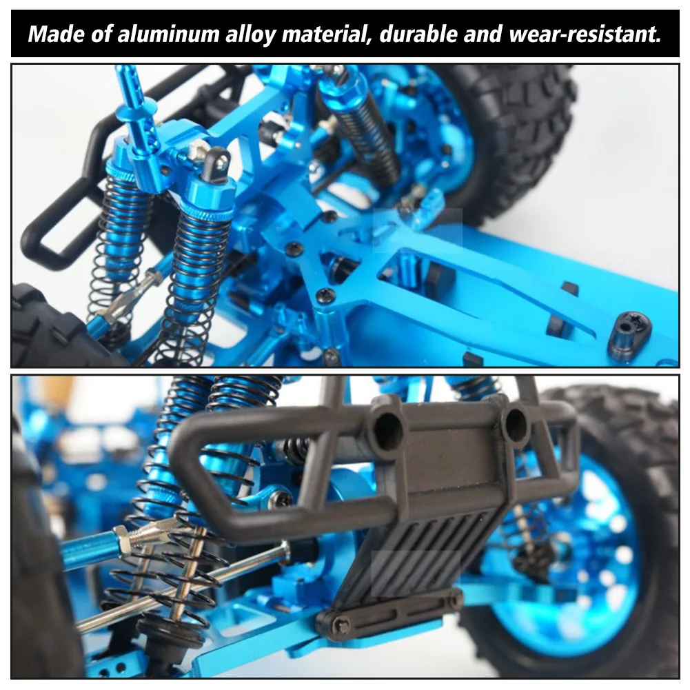 

Aluminium Alloy Toy Easy Install RC Car Upgrade Kit Steering Cup 1:10 Electric Monster Truck DIY Rear Axle For HSP 94108 94111