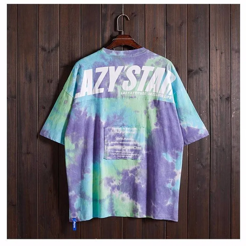 Футболка мужская с забавным принтом уличная одежда свободная повседневная