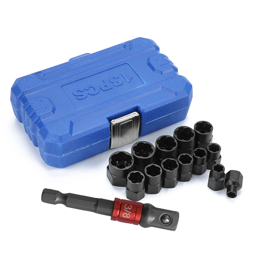 13 шт. поврежденный для затягивания ручек болтов гаек винтов инструмент удаления