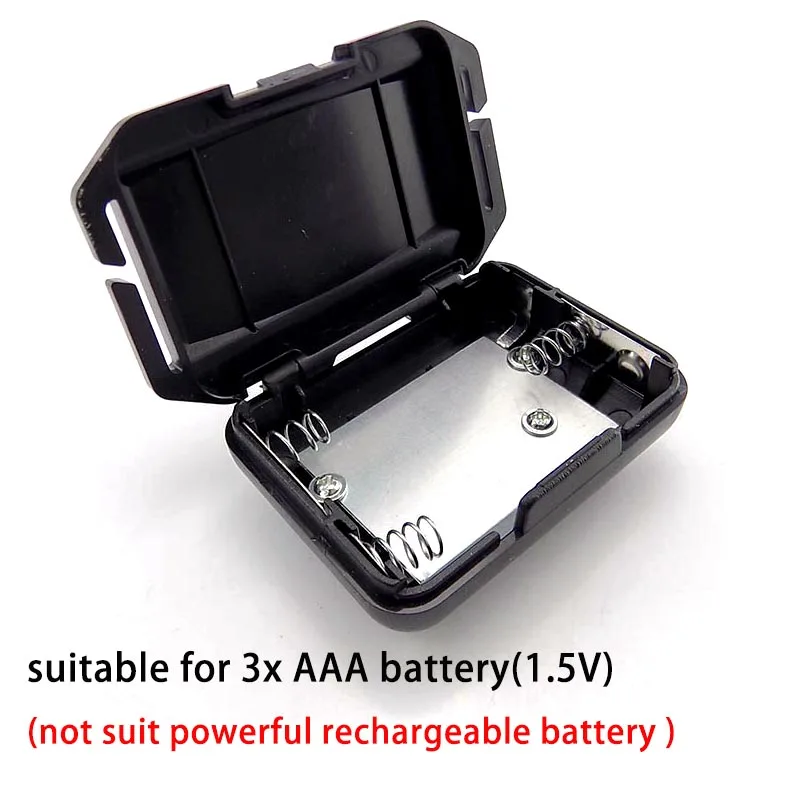 Налобный мини-фонарь с COB матрицей маленький головсветильник свет на батарейках