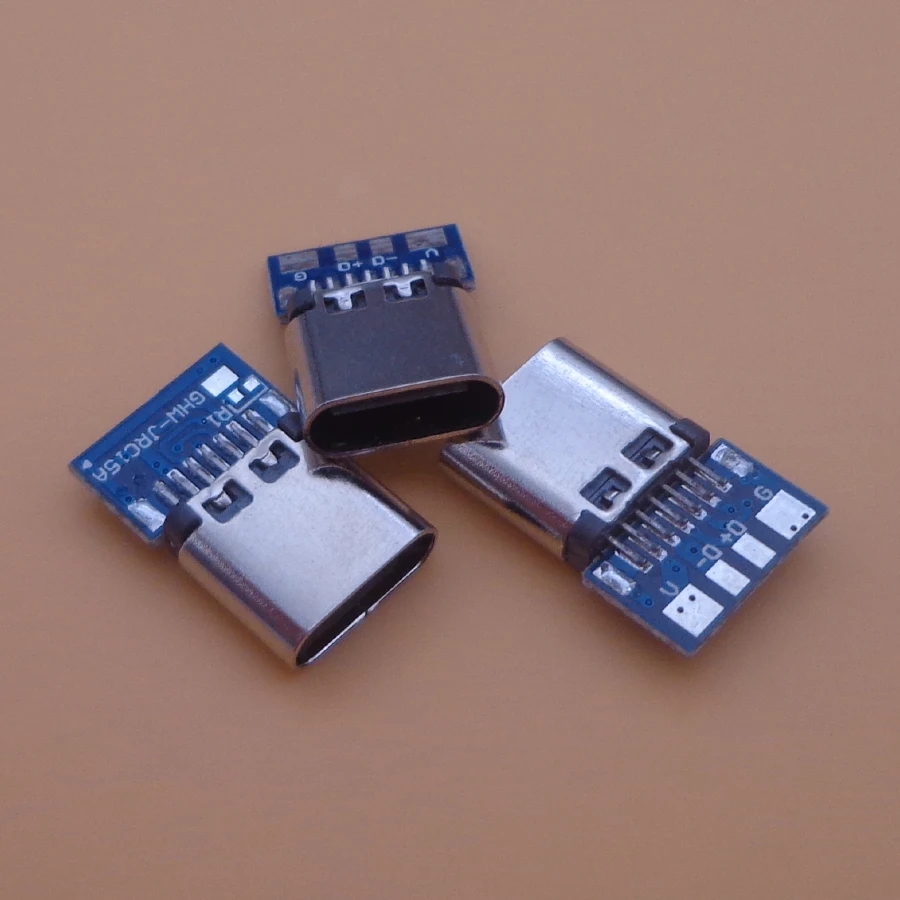 5 шт. разъем USB 3 1 типа C 14 контактов гнездовой сквозные отверстия печатная плата 180
