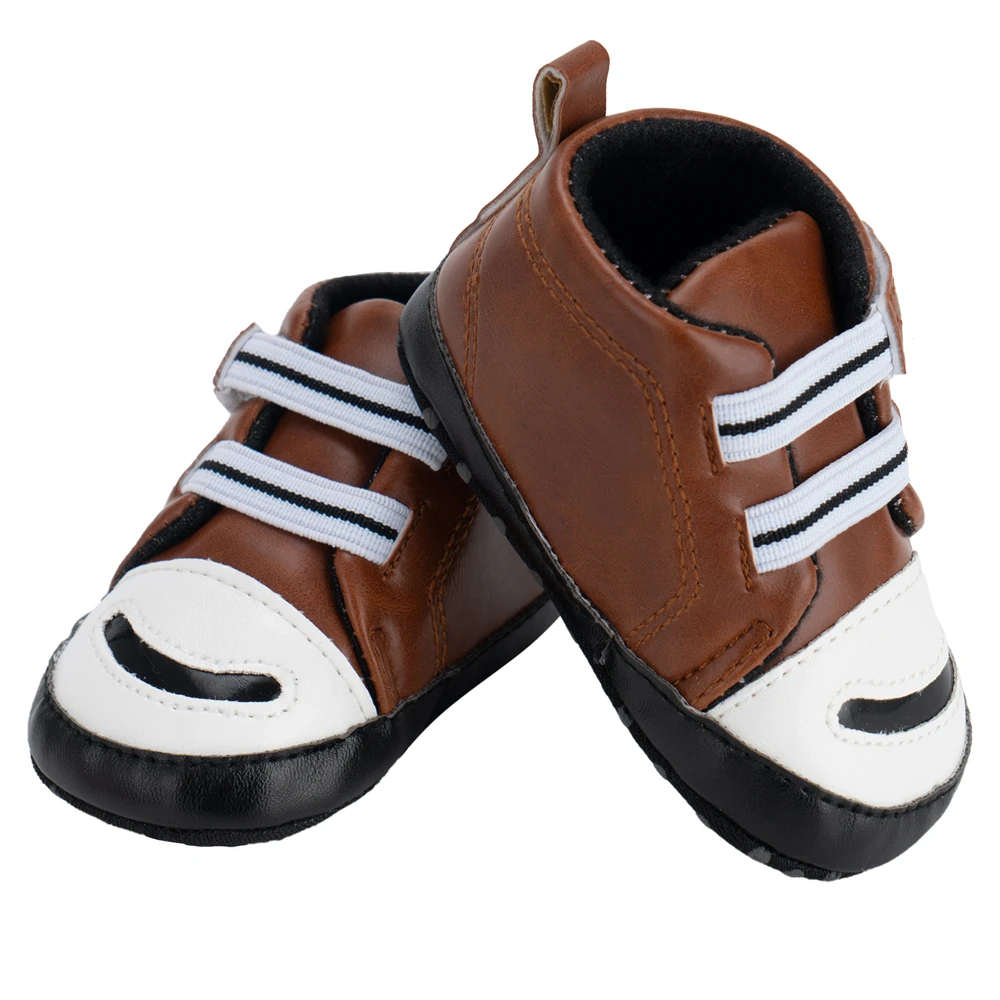 

PU Leather Flat Baby Shoes Toddler Boy Girl Shoes First Walkers for Newborn Baby 0-12 Months