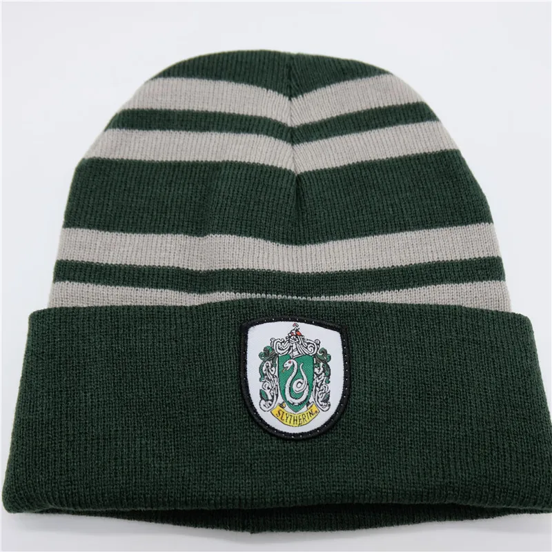 Slytherin Форма Гриффиндора Гермионы Granger костюмы, свитер жилет юбка жилет Слизерин Hufflepuff шарф с рисунком «гусиные лапки» подарок на Хэллоуин - Цвет: Slytherin