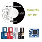 Адаптер для замены Micro SD карт SD2SP2 + Швейцарский диск загрузки v0.5 мини DVD + чип Xeno GC для Nintendo Gamecube NGC NTSC