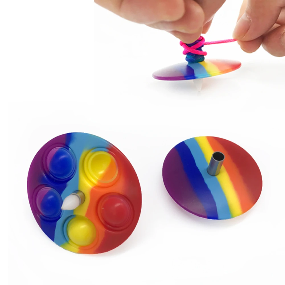 

Вращающаяся веревка силиконовая пузырьковая накладка на кончик пальца игрушки антистрессовый набор снятие стресса сжимаемые ремесла для ...