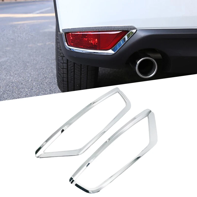 2 шт. автомобильный корпус ABS Хромированная накладка задняя лампа заднего