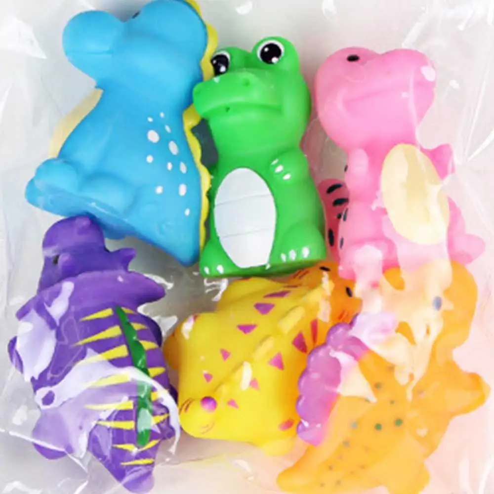 

Creative Animal Shape Baby Bath Toys Squeeze Bathtime Funny Vinyl Toys Voice Plaything for Kids Baby