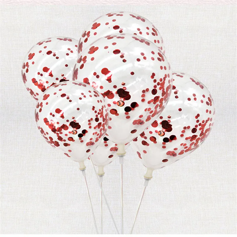 10pcs 12inch Glitter Confetti Latex Balloons Wedding Christmas Decoration Baby Shower Birthday Party Decor Air | Дом и сад