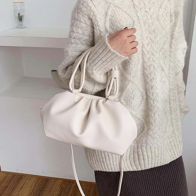 Женская сумка-клатч через плечо дизайнерская Простая Сумка-тоут в форме облака