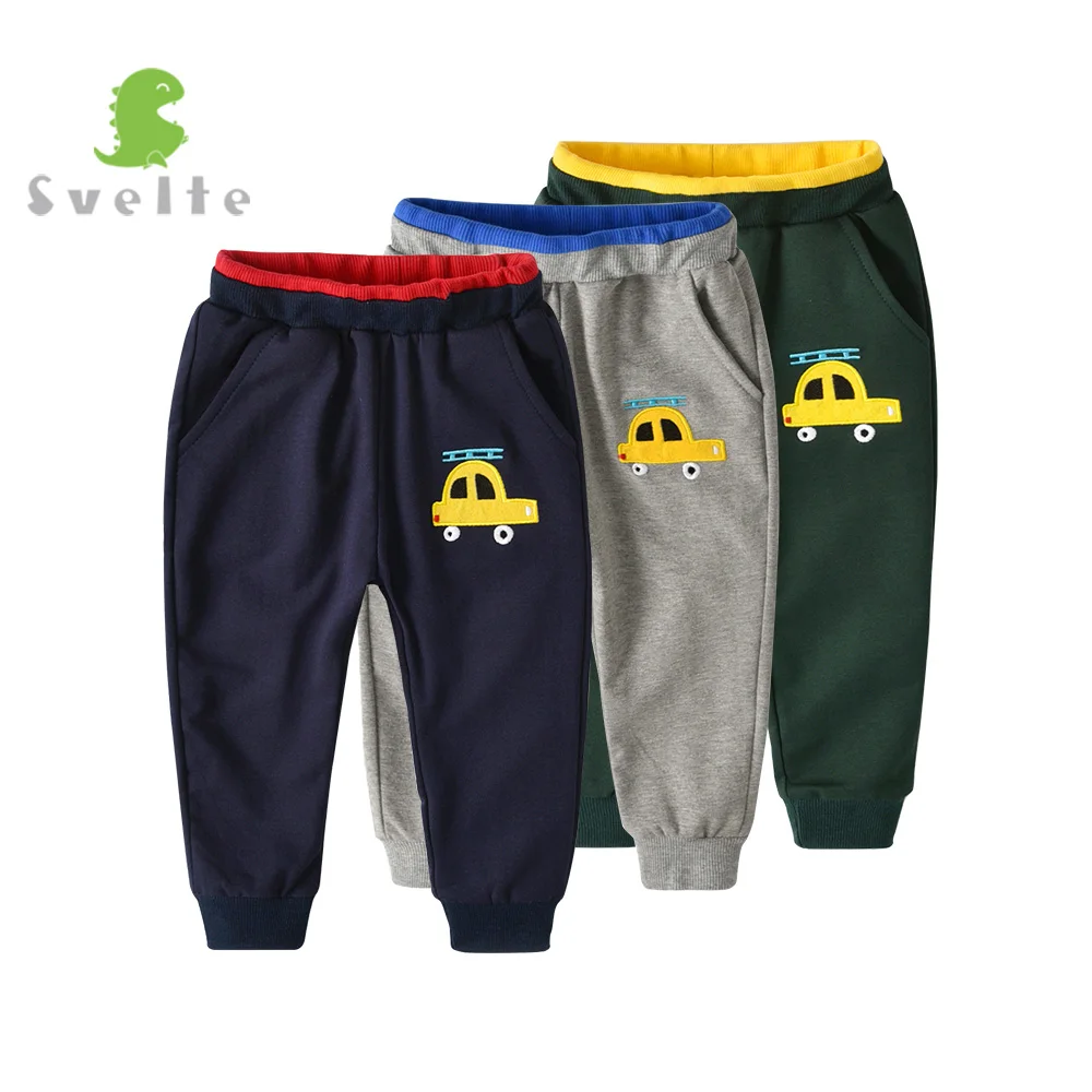 SVELTE/От 2 до 7 лет Детская однотонная Повседневная пары низкопосаженых брюк для