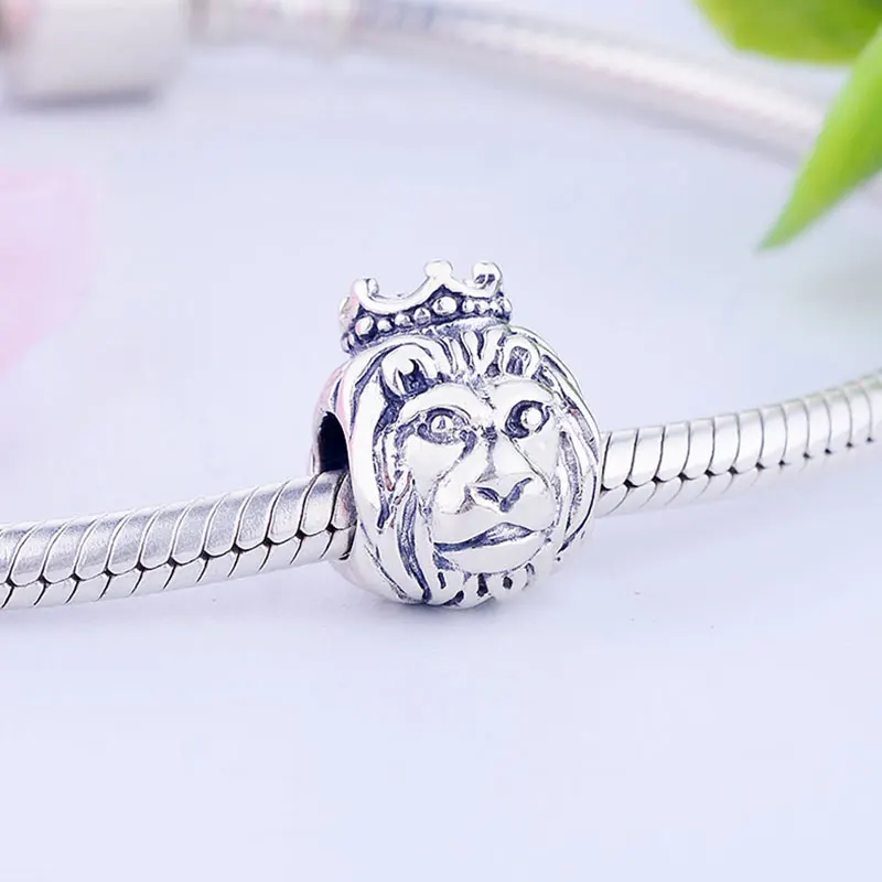 Симба Король Лев подходит оригинальный Пан Шарм браслет ожерелья и подвески