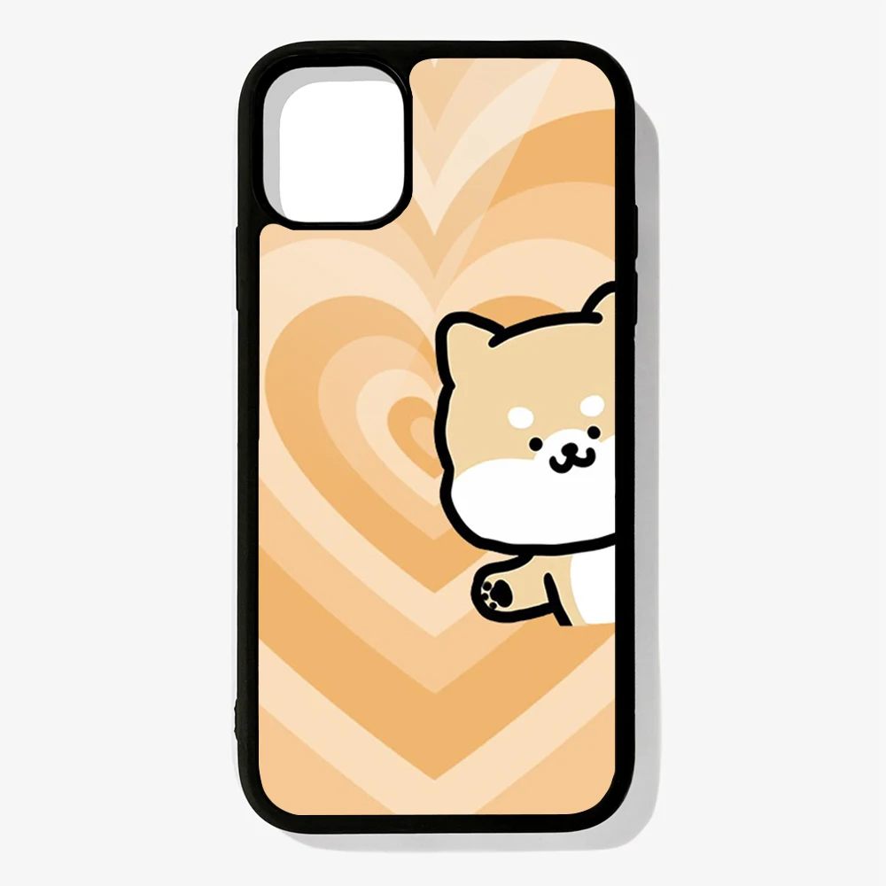 

Phone Case For IPhone 12 Mini 11 Pro XS Max X XR 6 7 8 Plus SE20 High Quality TPU Silicon Cover Orange Dog