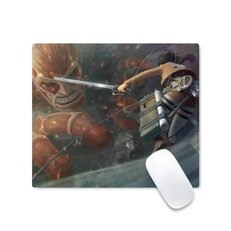 

Ackerman Attack on Titan anime Silicone large/small Mouse pad Desk Protect Game Officework Mat Non-slip Laptop Cushion mousepad