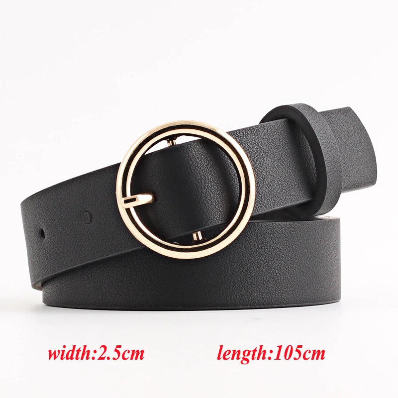 

Belts Bucke Vintage Belt Trousers Jeans Adjustable Belts for Ladies Female Waistband Gold Luxury PU Leather for Women Fashion 20