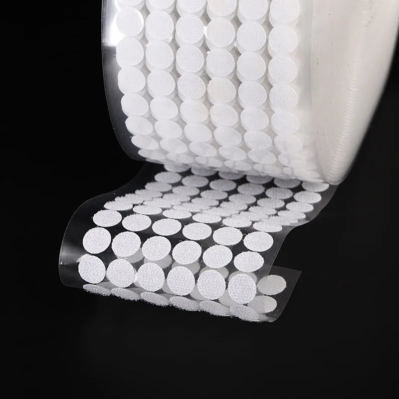 100 пар наклеек в горошек волшебная лента нейлоновая с крючком и петлей гибкая