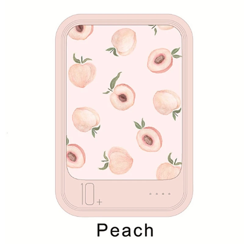 peach Maoxin портативное зарядное устройство типа c на базе Android ios, Внешнее зарядное устройство, аксессуары для телефона, розовое зарядное устройство, 10000 мА/ч, 11 цветов - Цвет: peach