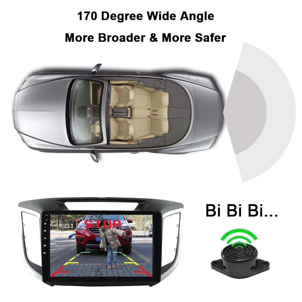 Автомобильная камера заднего вида ночного видения парковочная радар датчик