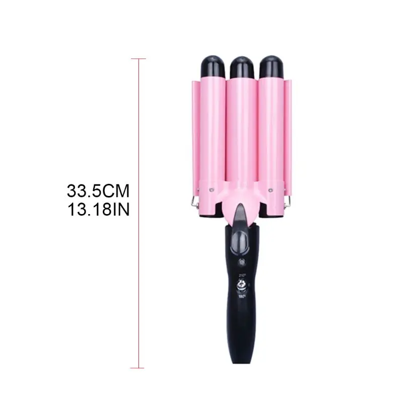 

20/22/25/28/32mm Curling Iron 3 Barrels Hair Curler Large Wave Fast Heating Styling Tool for Salon Home Use