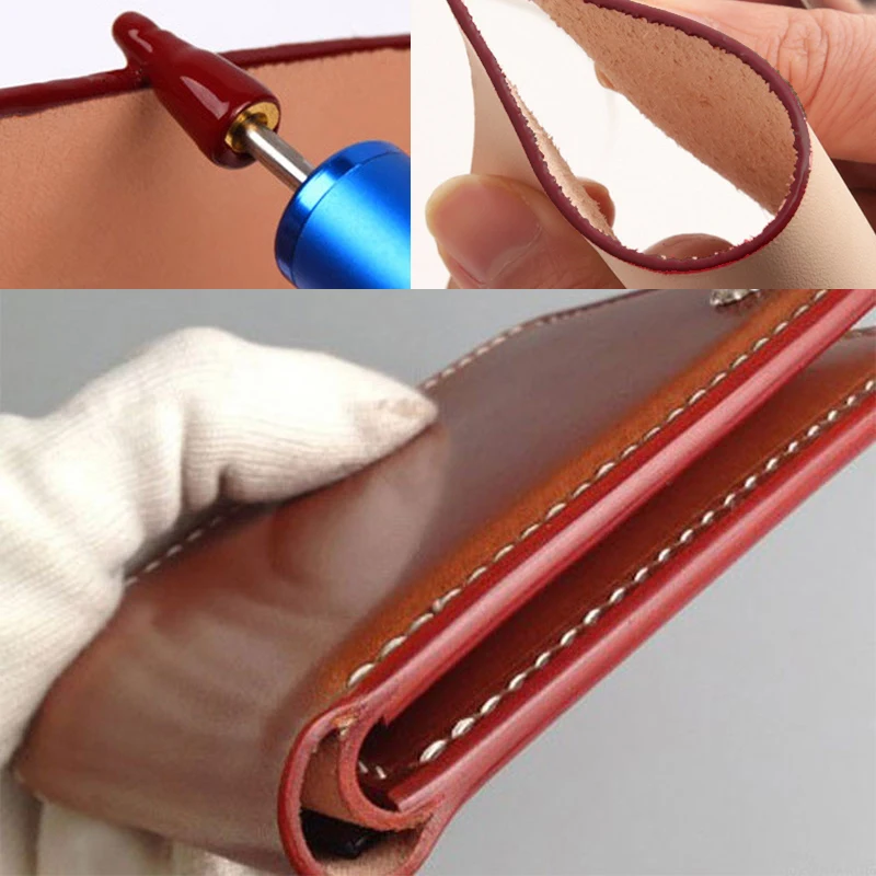 LMDZ латунная головка кожаная кромка масляная ручка краска для рисования кожаные