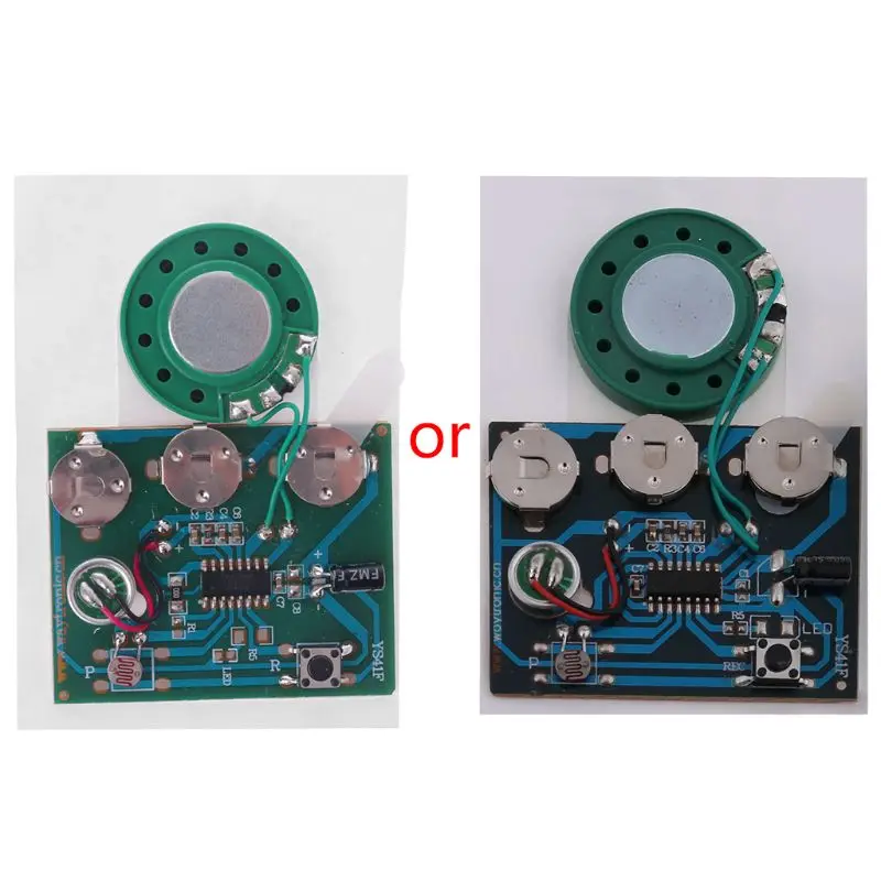 

30S Photosensitive Voice Music Recordable Recorder Board for Greeting Card DIY W3JB