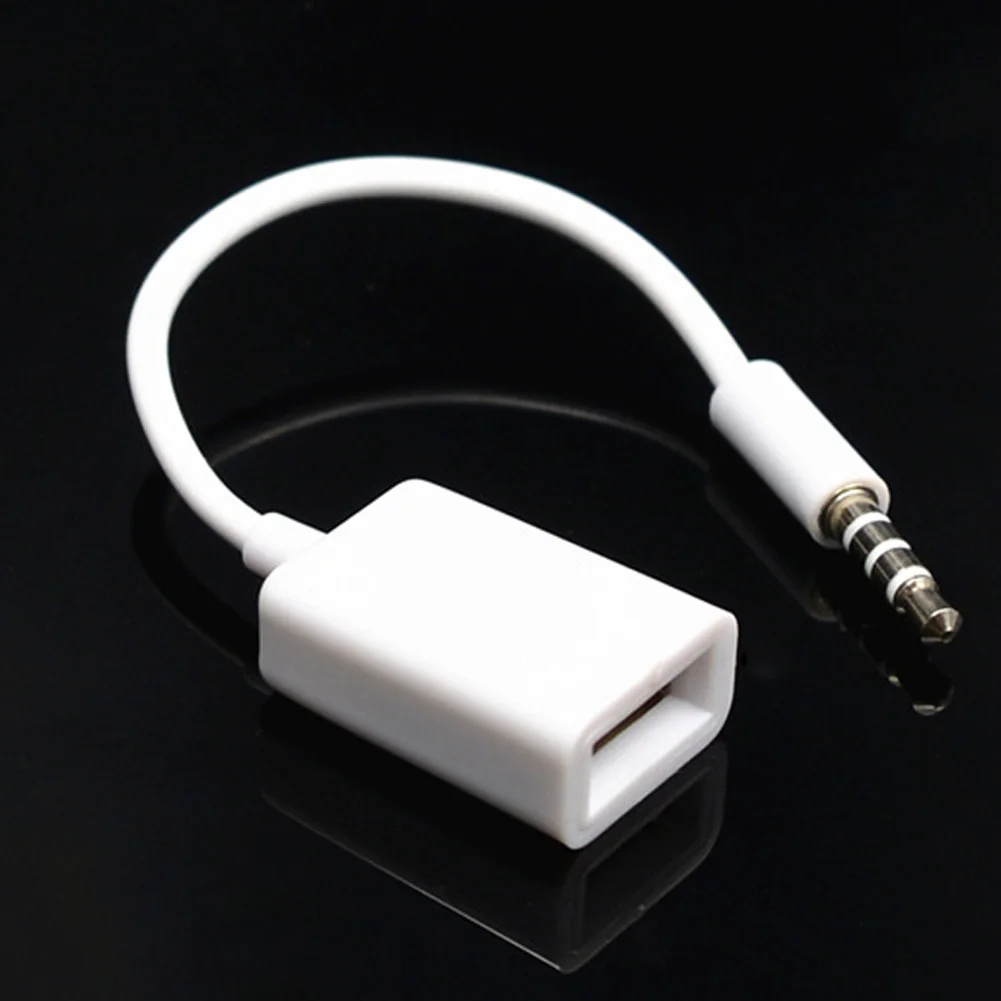 Converter Adapter Male To Female Audio USB 2.0 Plug Connector 3.5mm Jack Aux Cable Car | Автомобили и мотоциклы