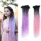 Синтетические Ombre искусственные локоны в стиле Crochet с полной звездой, 24 