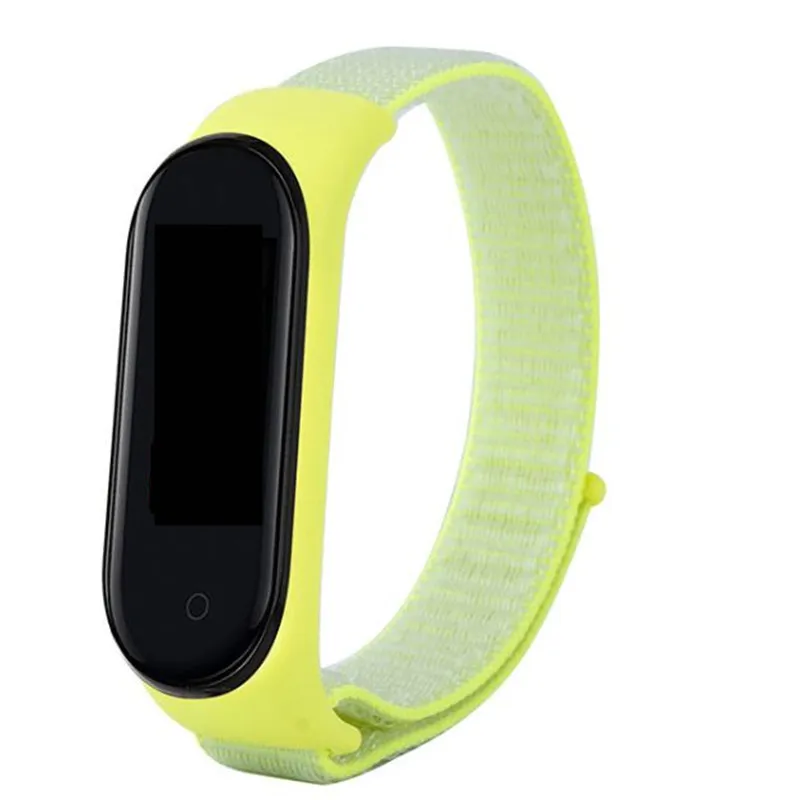 Нейлоновый универсальный ремешок для браслета Mi Band 3 4 5 сменный силиконовый на