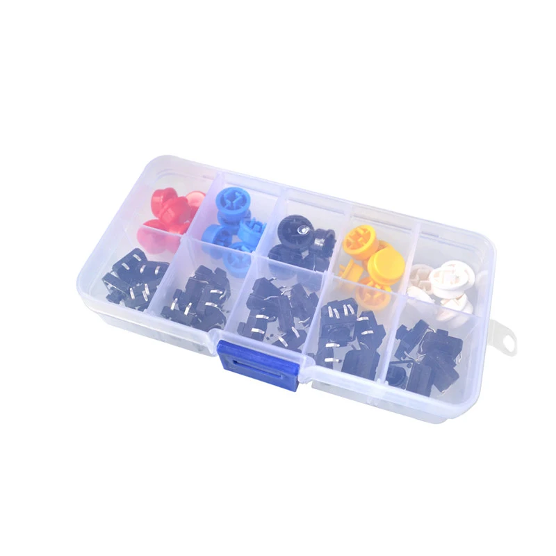 Тактильный кнопочный переключатель 25 шт мгновенного действия 12*12*7 3