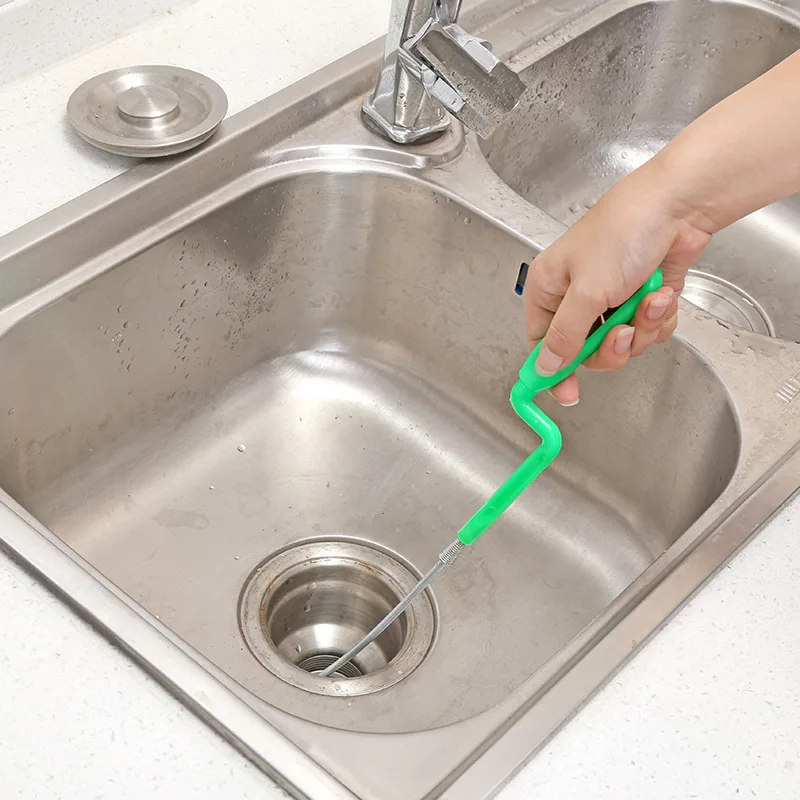 

A2624 Hand Extended Hydrophobic Wire Spring Sewer Kitchen Blocking Dredge Tool super pipeline dredging tool