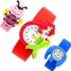 Часы Детские кварцевые, с силиконовым ремешком, в стиле аниме