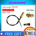 10 шт., коаксиальный кабель IPEX IPEX1, 21 см