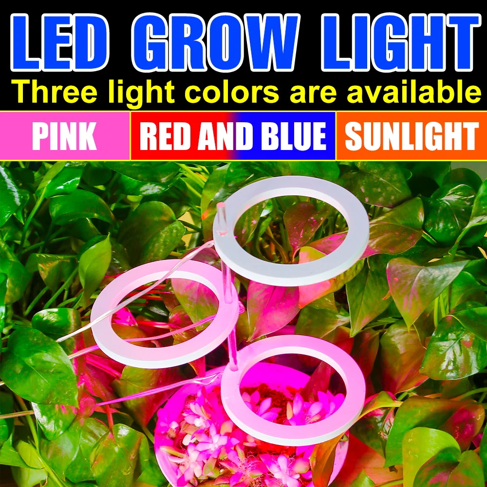 

5V Plant Lamp LED Grow Light USB Seeds Growth Bulb LED Full Spectrum Indoor Phytolamp LED Hydroponic Lighting Fitolampy 2835 SMD