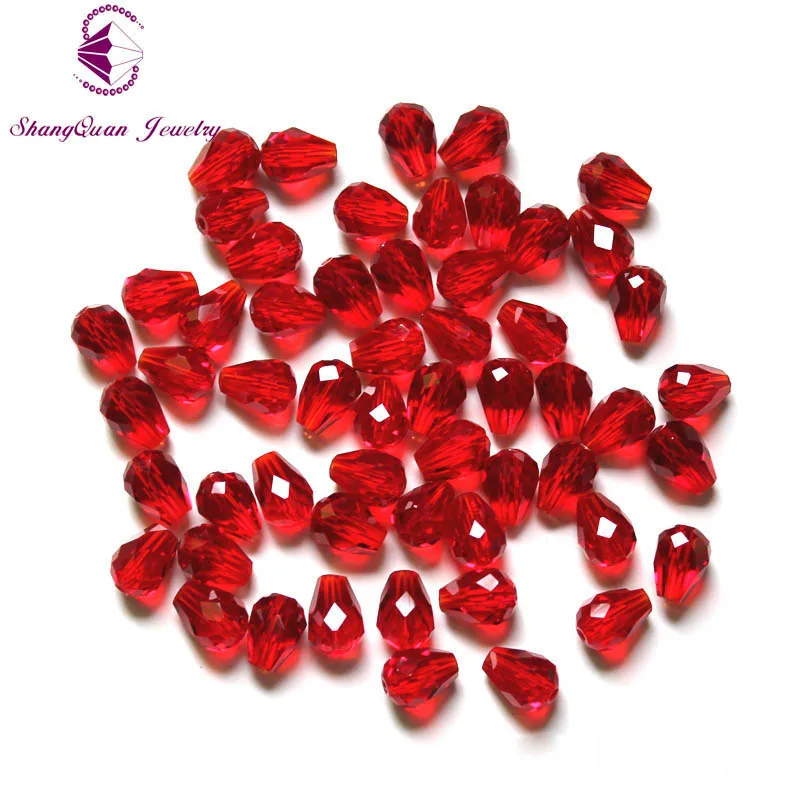 Бусины-подвески в форме капли 8*6 мм (100 шт./лот) | Украшения и аксессуары